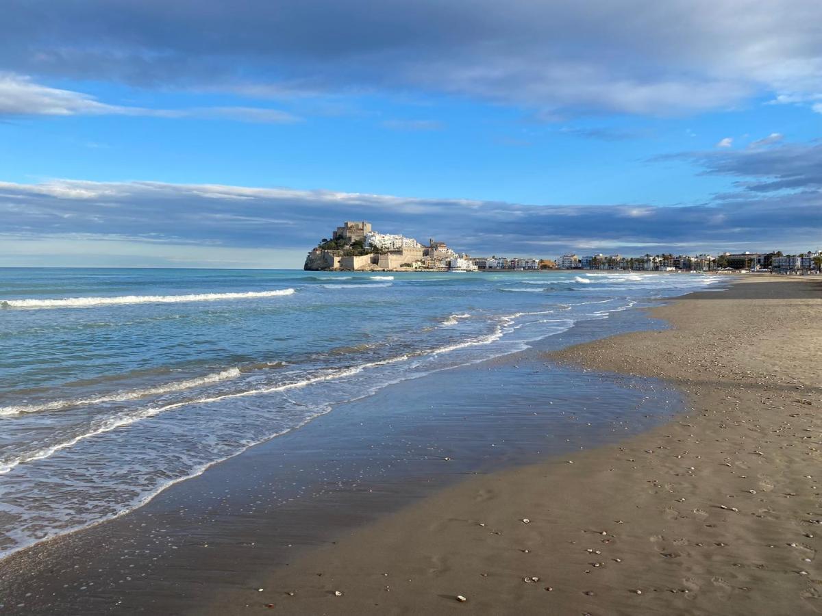 Apartamento dúplex en primera línea de playa Peñíscola Exterior foto